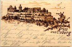 Gruss aus Coburg - Litho