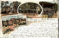 Gruss aus Bad Steben - Litho