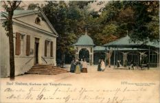 Bad Steben - Kurhaus mit Tempelbrunnen