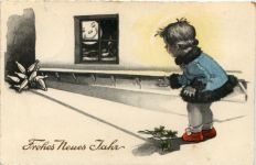 Neujahr - Landpost Seidmannsdorf über Coburg