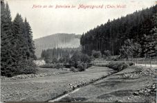 Partie an der Bahnlinie bei Meyersgrund Thür. Wald