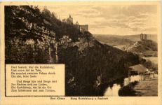 Bad Kösen, Burg Rudelsburg u. Saaleck