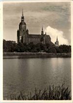 Stralsund, Marienkirche mit Frankenteich