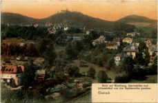 Eisenach, Blick auf Wartburg