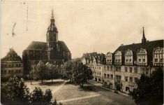 Naumburg, Wenzelkirche mit Rathaus