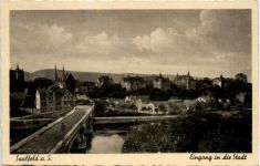 Saalfeld/Saale, Eingang in die Stadt