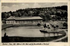 Oberhof, Blick auf die Wandelhalle u. Oberland