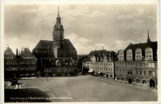 Naumburg, Marktplatz u. St. Wenzelskirche
