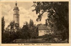 Arnstadt, Partie im Schlossgarten