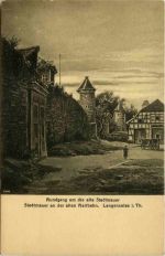 Langensalza, Rundgang um die alte Stadtmauer