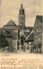 Gruss aus Buttstädt, Brücktor mit Kirchtreppen
