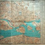 Zusammenfaltbarer Stadtplan von Stockholm