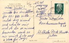 Diesbar a.d. Elbe, Blick nach dem Görischfelsen