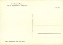 Hameln, Wehr und Münsterkirche a.d. Weserbrücke