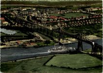 Rendsburg, Blick auf die Hochbrücke
