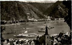 St. Goar mit Blick nach St. Goarshausen