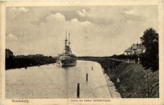 Rendsburg, Partie am Kaiser Wilhelm-Kanal