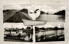 Gruss aus Sehestedt am Nord-Ostsee-Kanal, div. Bilder