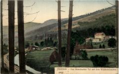 Ilmenau, Das Manebacher Tor mit dem Waldschlösschen