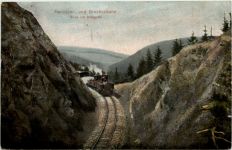 Harzquer und Brockenbahn - Blick ins Drängetal