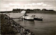 Hallig Oland, Hafenschleuse