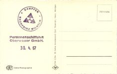 Karlshafen a d Weser - Oberweser-Dampfschiffahrt Hecht