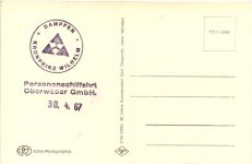 Karlshafen a d Weser - Oberweser-Dampfschiffahrt Hecht