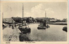 Aurich, Am neuen Hafen