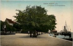 Überlingen, Landungsplatz mit Kriegerdenkmal