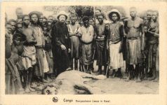 Congo - Neergeschoten Leeuw in Kaisai - Jagd
