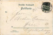 Düsseldorf - Gruss aus dem Hotel Bristol - Litho
