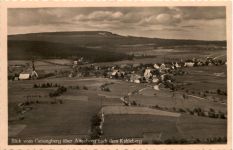Altenberg i. Erzgeb.,, Blick vom Geisingberg nach dem Kahleberg