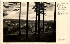 Finsterbergen, Blick vom Hainfelsen auf Finsterbergen