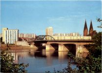 Frankfurt Oder, Blick von der VR Polen - Brücke der Freundschaft