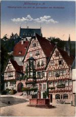 Miltenberg am Main, Häusergruppe aus dem 16. JH am Marktplatz
