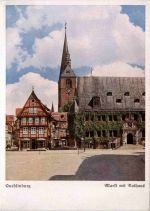Quedlinburg, Markt mit Rathaus