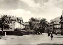 Ohrdruf, Friedensstrasse mit Krankenhaus