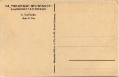 Blankensee bei Trebbin, Im Thümenschen Winkel