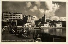 Seebad Sassnitz auf Rügen, Hotel m. Strandpromenade