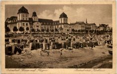Binz a. Rügen, Strand und Kurhaus