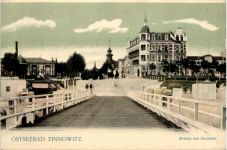 Seebad Zinnowitz, Brücke mit Strandstrasse