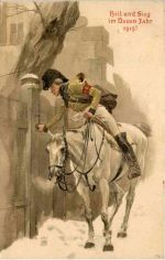 Postbote - Heil und Sieg im Neuen Jahr 1915