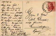 Postbote - Heil und Sieg im Neuen Jahr 1915