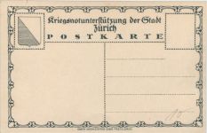 Kriegsnotunterstützung der Stadt Zürich