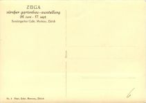 Zürich - ZÜGA - Gartenbau Ausstellung