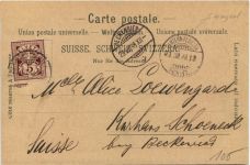 Gruss aus Brunnen - Litho