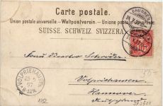 Gruss aus Brunnen - Litho