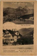 Gruss aus Brunnen - Gasthaus Victors Bierhalle
