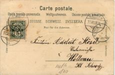 Gruss aus Uznach - Litho