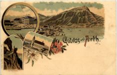 Gruss aus Arth - Litho